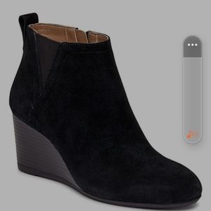 Black Paloma Weather-Resistant Suede Ankle Boot